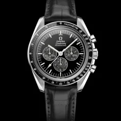 42 mm, Platin mit Lederarmband