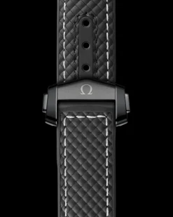 39,5 mm, Schwarze Keramik mit Kautschukband