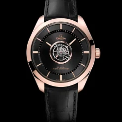 43 mm, Sedna™‑Gold ‑ Canopus Gold™ mit Lederarmband