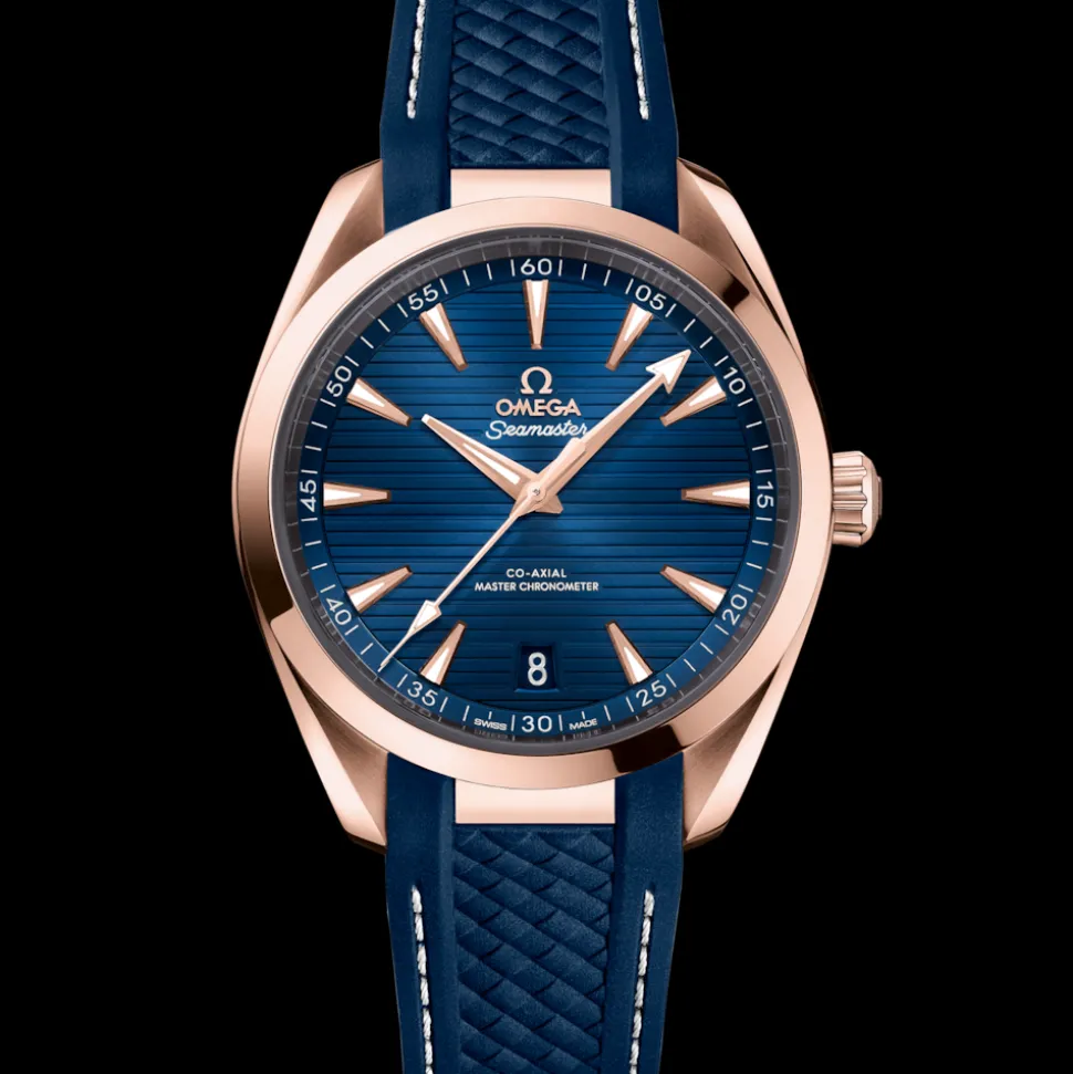 41 mm, Sedna™‑Gold mit Kautschukband