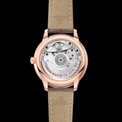 34 mm, Sedna™‑Gold mit Lederarmband
