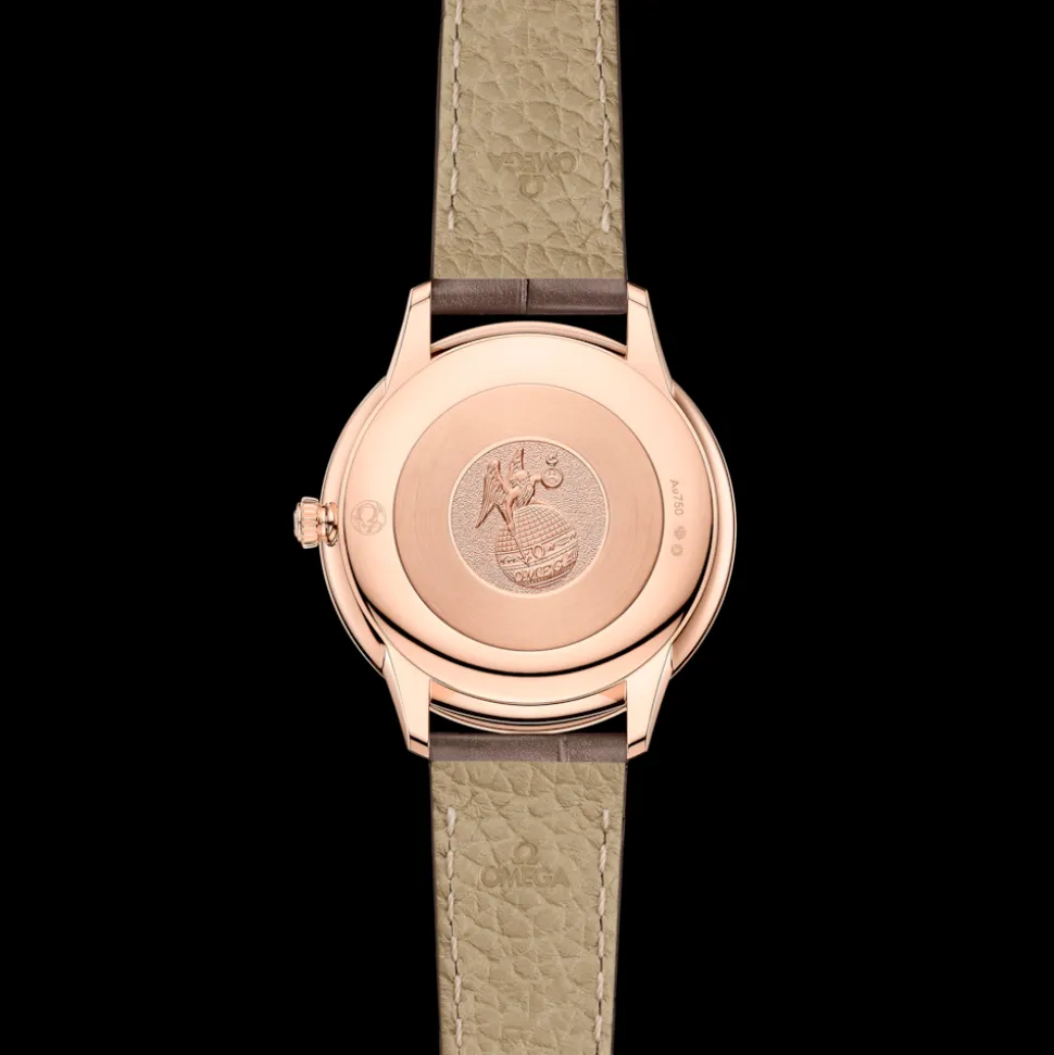 30 mm, Sedna™‑Gold mit Lederarmband