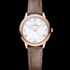 27,5 mm, Sedna™‑Gold mit Lederarmband