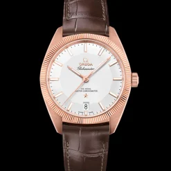 39 mm, Sedna™‑Gold mit Lederarmband