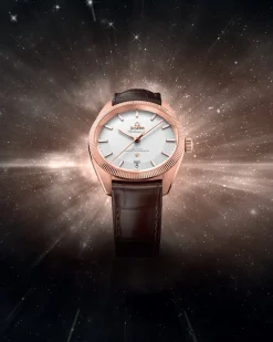 39 mm, Sedna™‑Gold mit Lederarmband