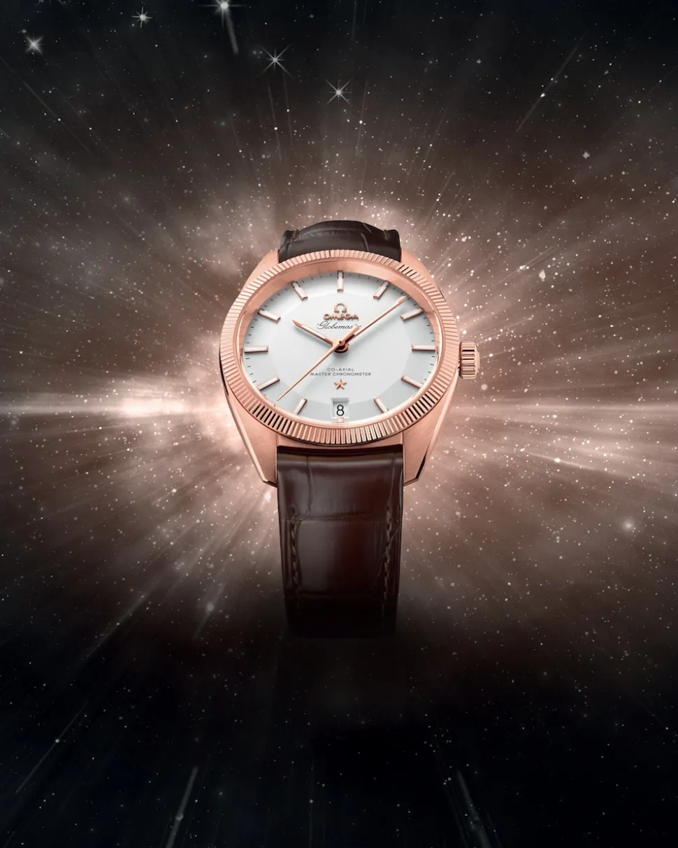 39 mm, Sedna™‑Gold mit Lederarmband