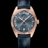 41 mm, Sedna™‑Gold mit Lederarmband
