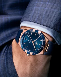 41 mm, Sedna™‑Gold mit Lederarmband