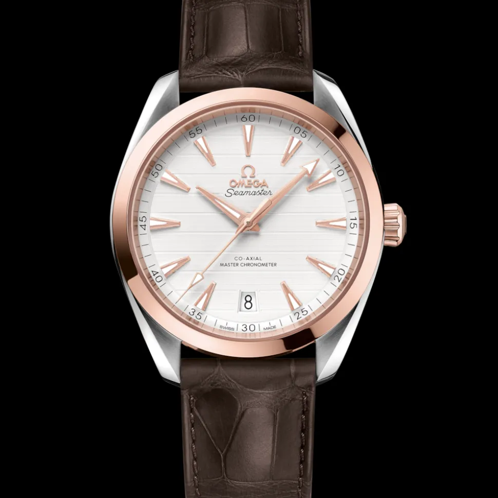 41 mm, Sedna™‑Gold mit Lederarmband