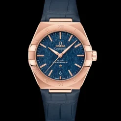39 mm, Sedna™‑Gold mit Lederarmband