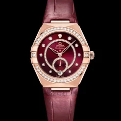 34 mm, Sedna™‑Gold mit Lederarmband