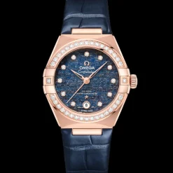29 mm, Sedna™‑Gold mit Lederarmband
