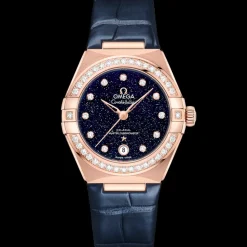 29 mm, Sedna™‑Gold mit Lederarmband