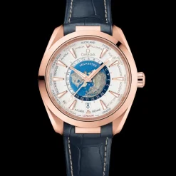 43 mm, Sedna™‑Gold mit Lederarmband