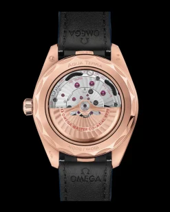 43 mm, Sedna™‑Gold mit Lederarmband