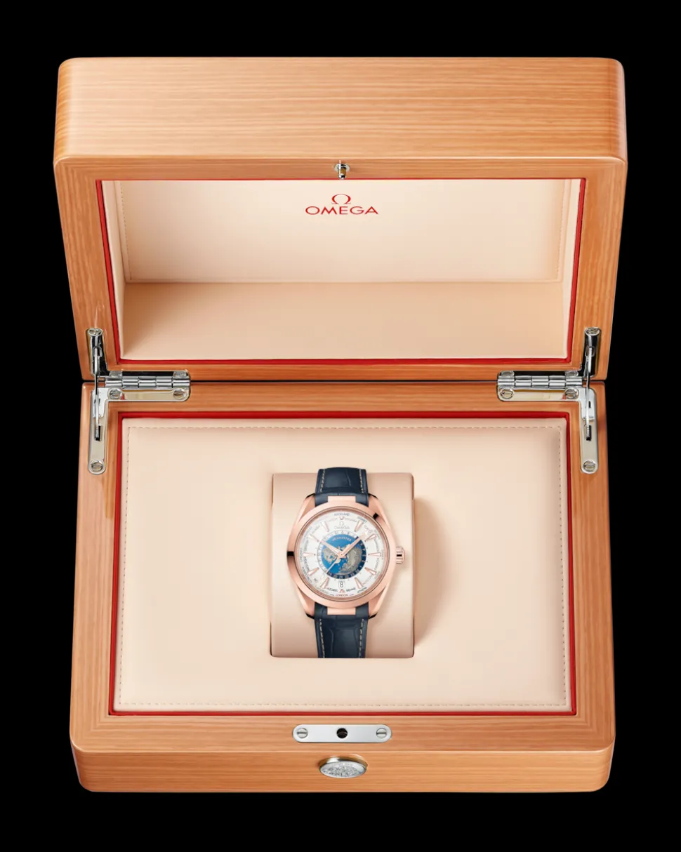 43 mm, Sedna™‑Gold mit Lederarmband