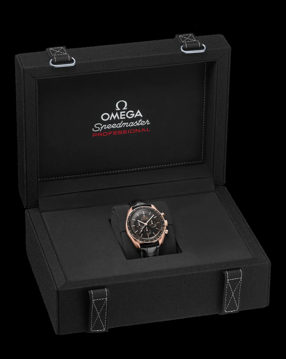 42 mm, Sedna™‑Gold mit Lederarmband