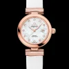 34 mm, Sedna™‑Gold mit Lederarmband