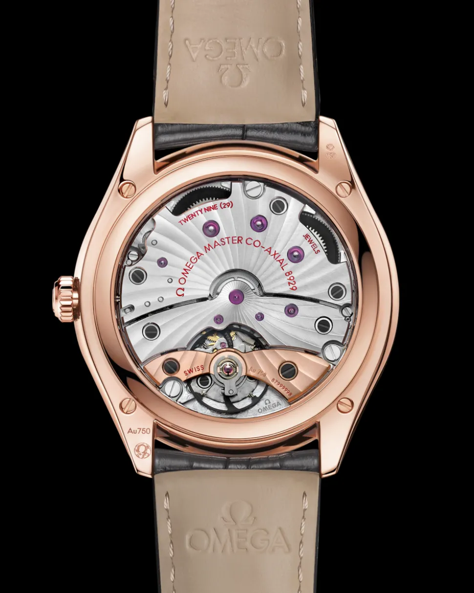 40 mm, Sedna™‑Gold mit Lederarmband