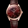 40 mm, Sedna™‑Gold mit Lederarmband