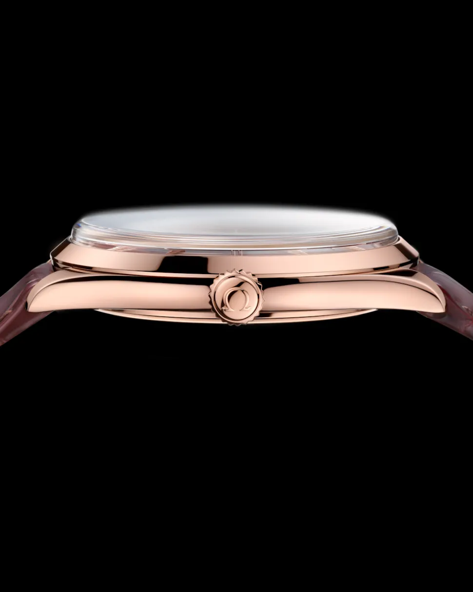 40 mm, Sedna™‑Gold mit Lederarmband
