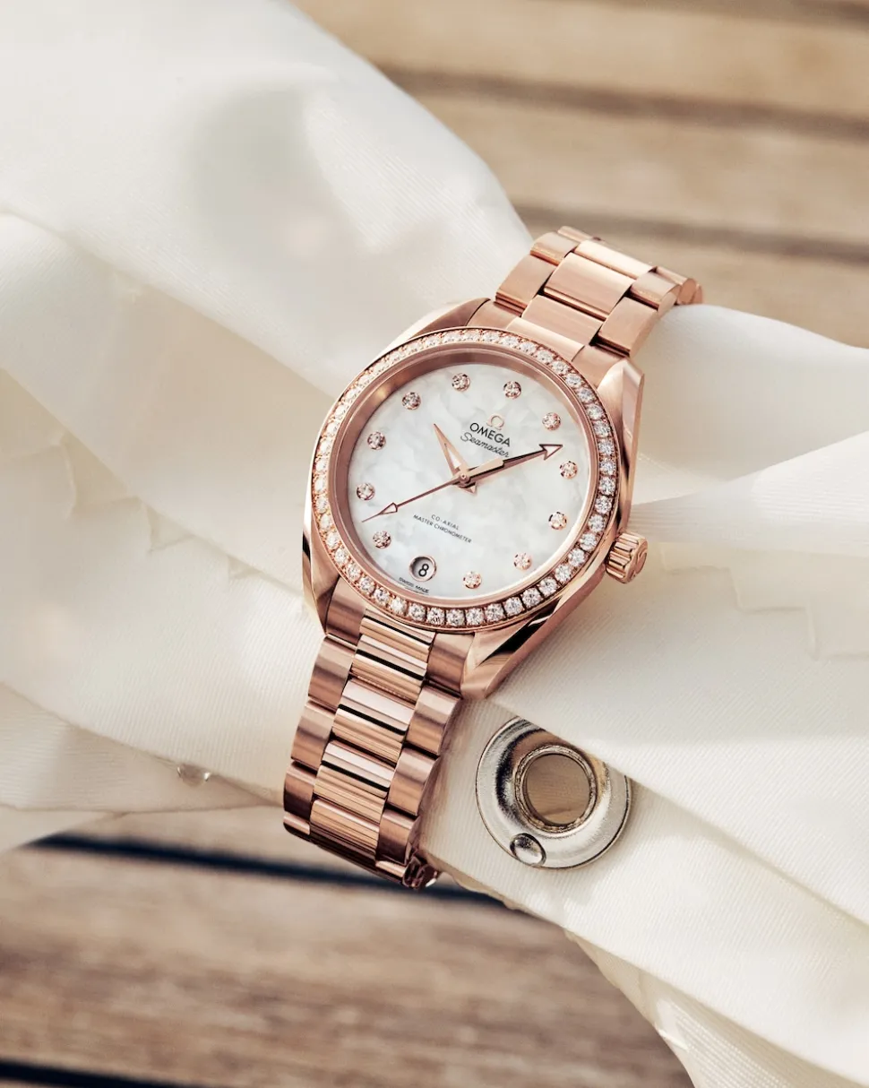 34 mm, Sedna™‑Gold mit Sedna™‑Goldband
