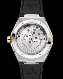 41 mm, Stahl ‑ Gelbgold mit Lederarmband