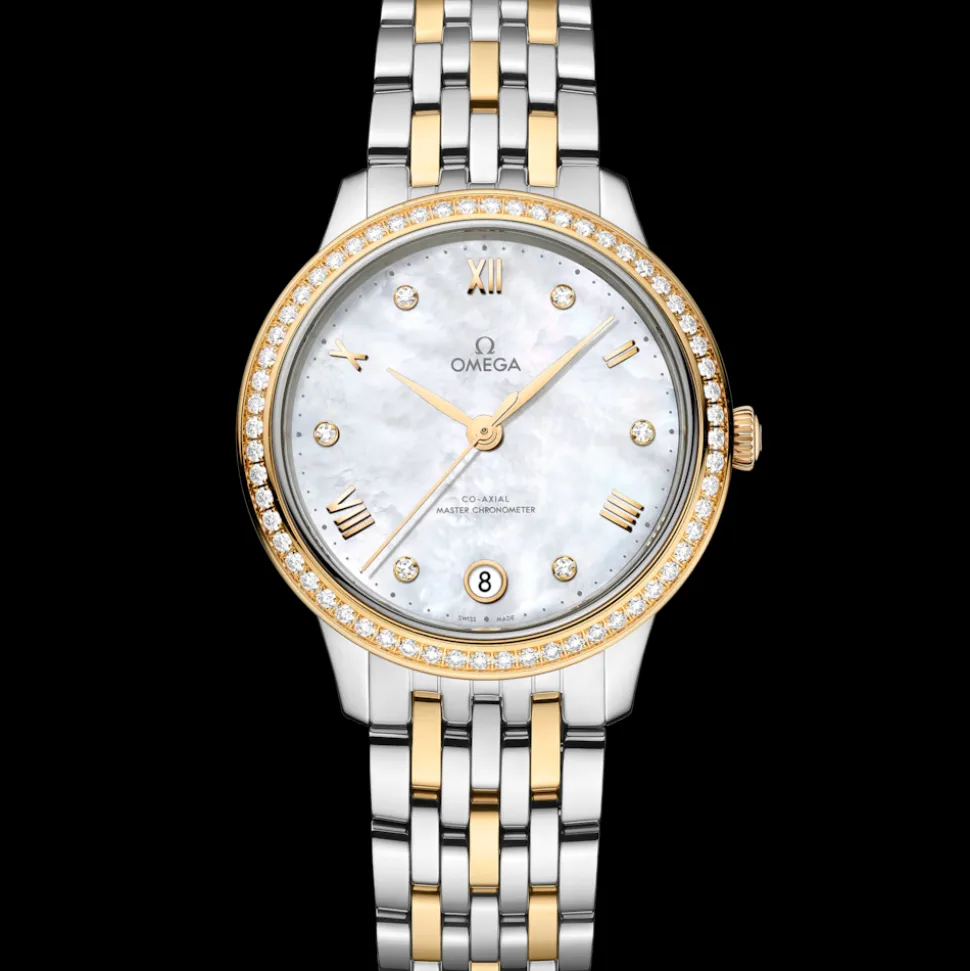 34 mm, Stahl ‑ Gelbgold mit Stahl‑ und Gelbgoldband