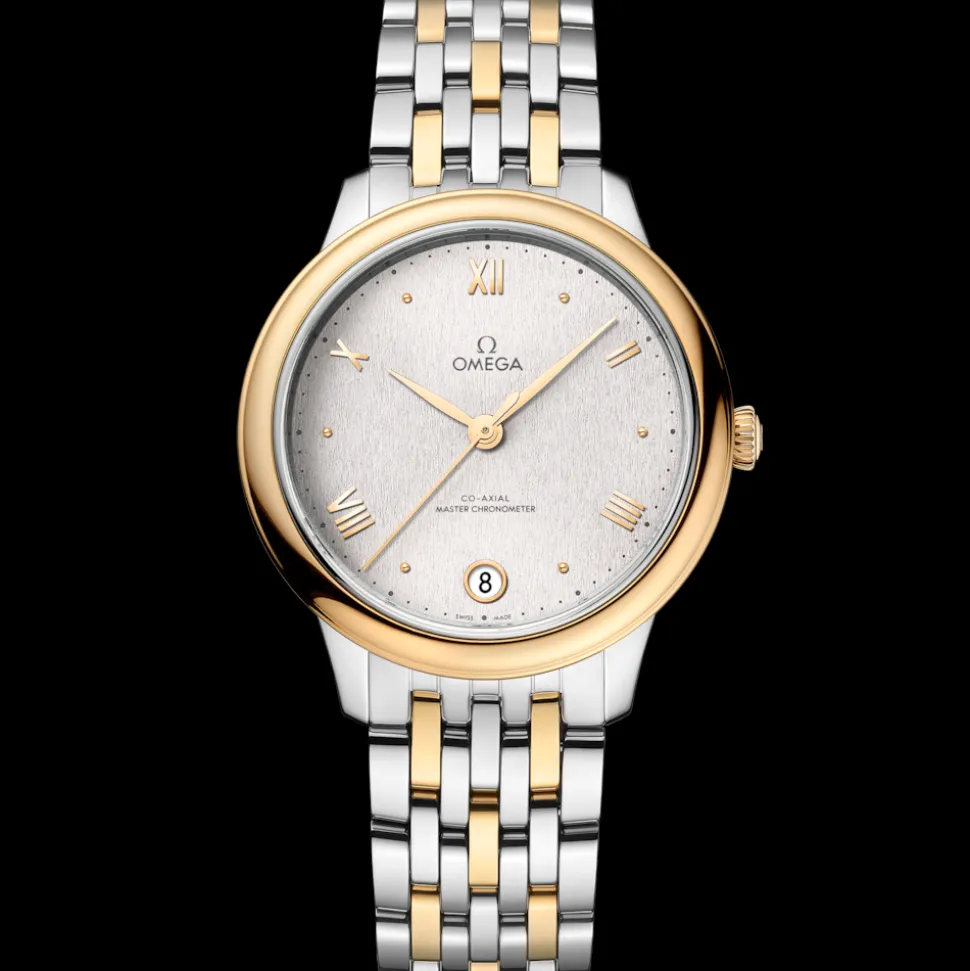 34 mm, Stahl ‑ Gelbgold mit Stahl‑ und Gelbgoldband
