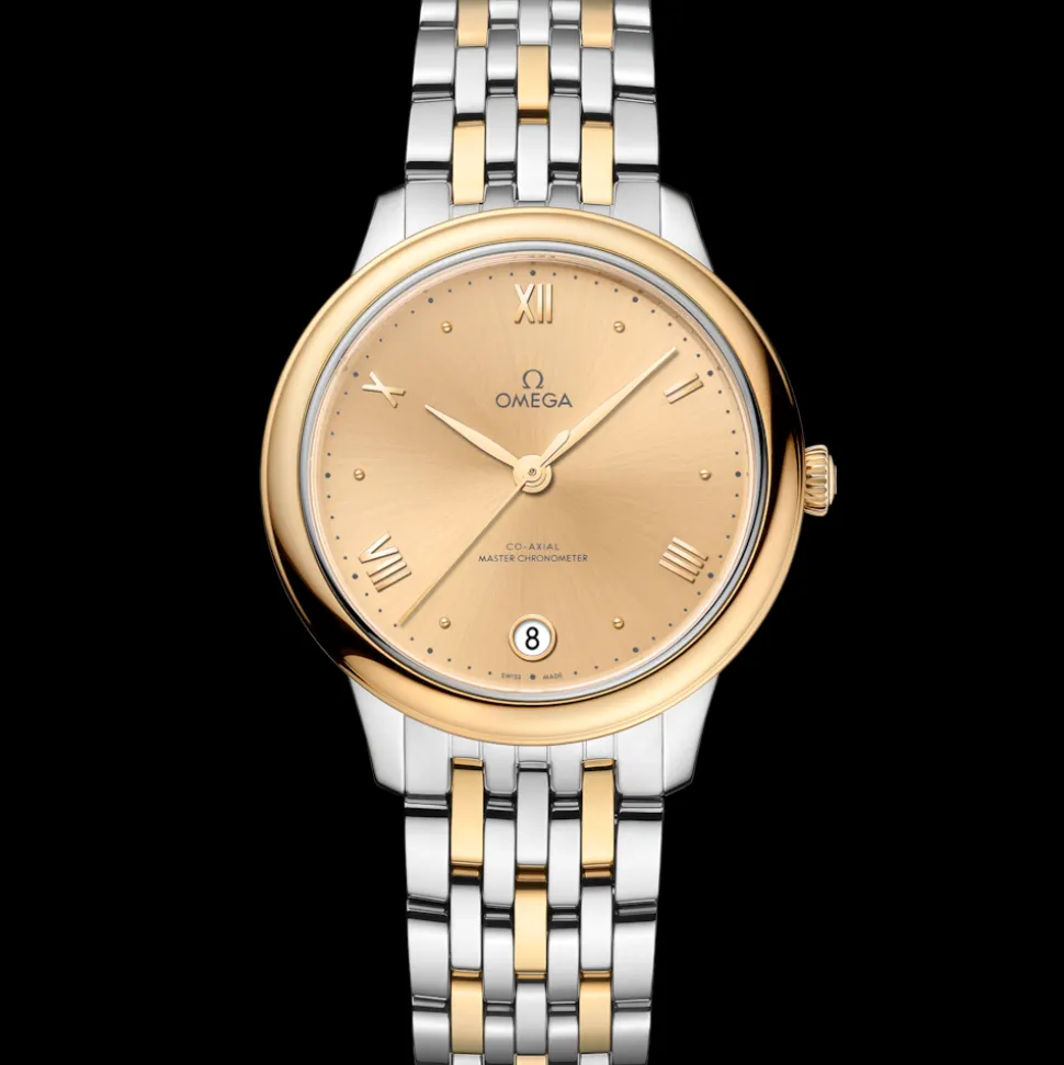34 mm, Stahl ‑ Gelbgold mit Stahl‑ und Gelbgoldband