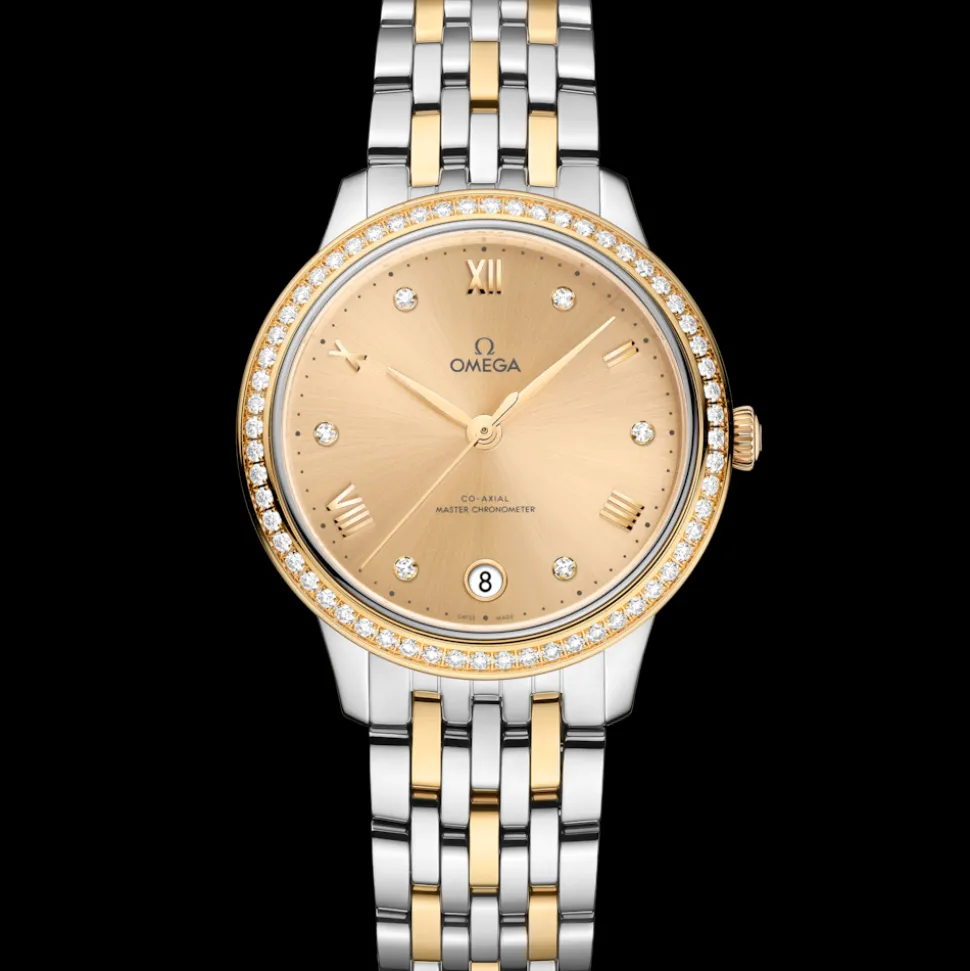 34 mm, Stahl ‑ Gelbgold mit Stahl‑ und Gelbgoldband