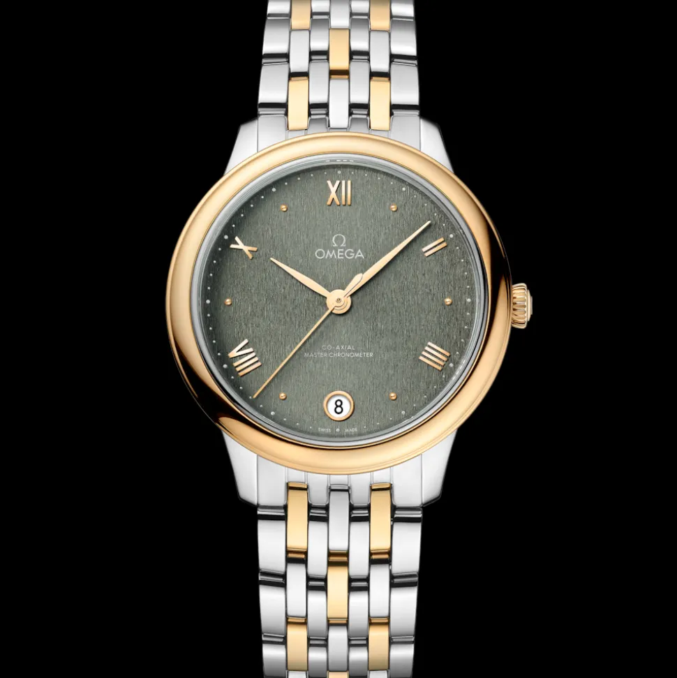 34 mm, Stahl ‑ Gelbgold mit Stahl‑ und Gelbgoldband