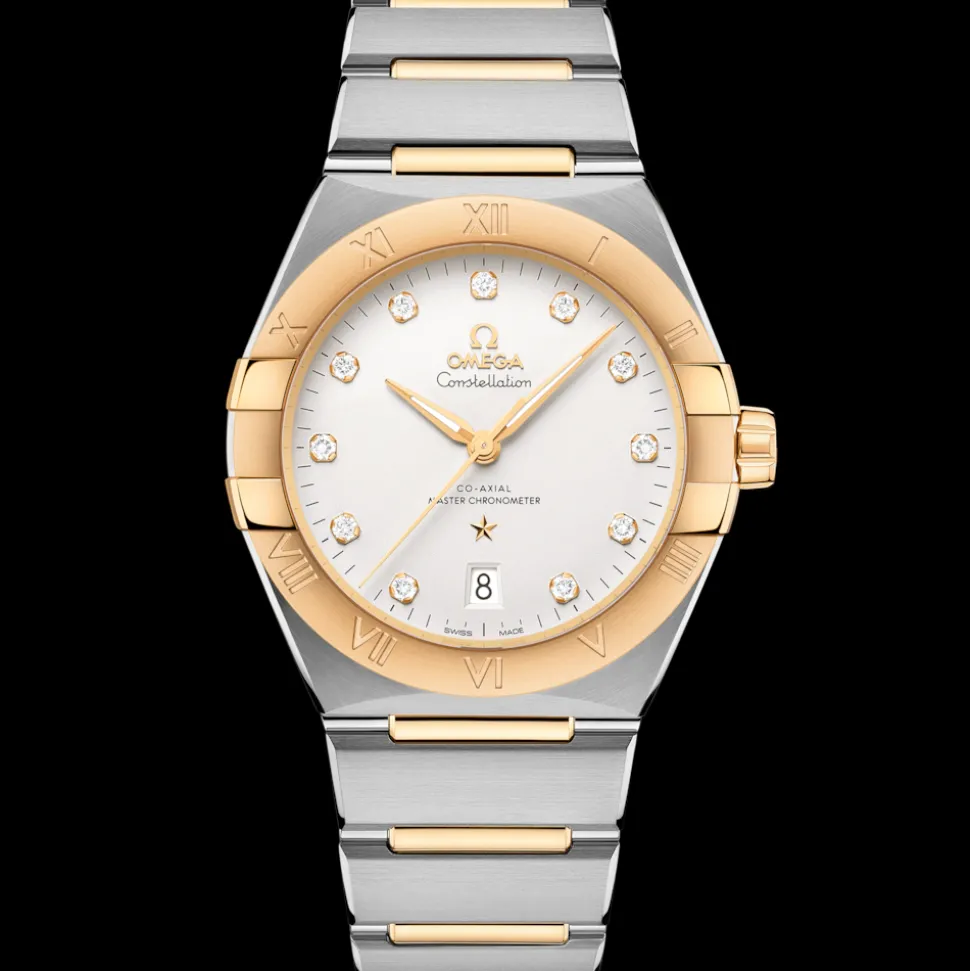 39 mm, Stahl ‑ Gelbgold mit Stahl‑ und Gelbgoldband