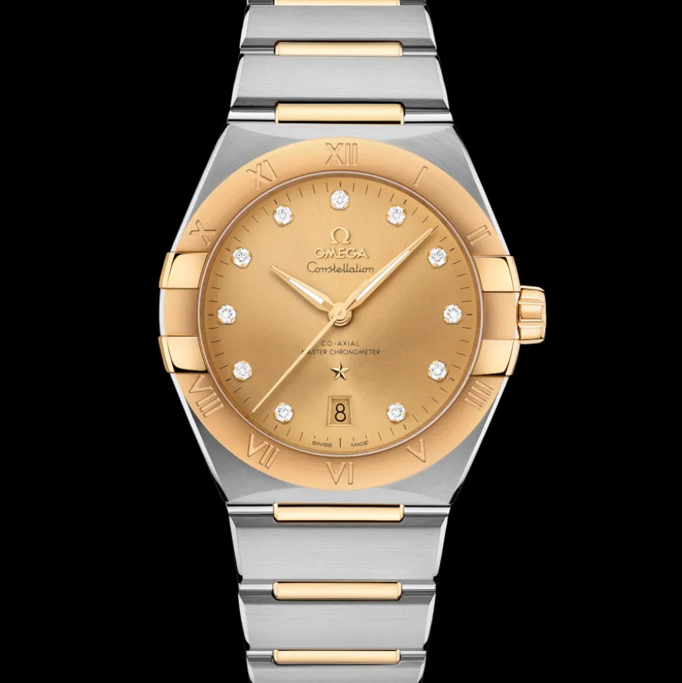 39 mm, Stahl ‑ Gelbgold mit Stahl‑ und Gelbgoldband