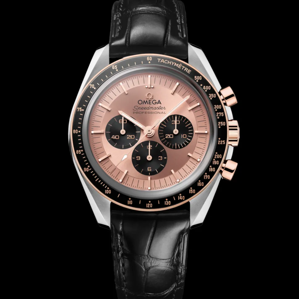 42 mm, Stahl ‑ Sedna™‑Gold mit Alligator