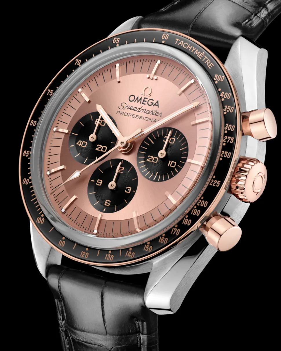 42 mm, Stahl ‑ Sedna™‑Gold mit Alligator