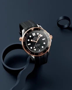 42 mm, Stahl ‑ Sedna™‑Gold mit Kautschukband