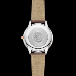 30 mm, Stahl ‑ Sedna™‑Gold mit Lederarmband