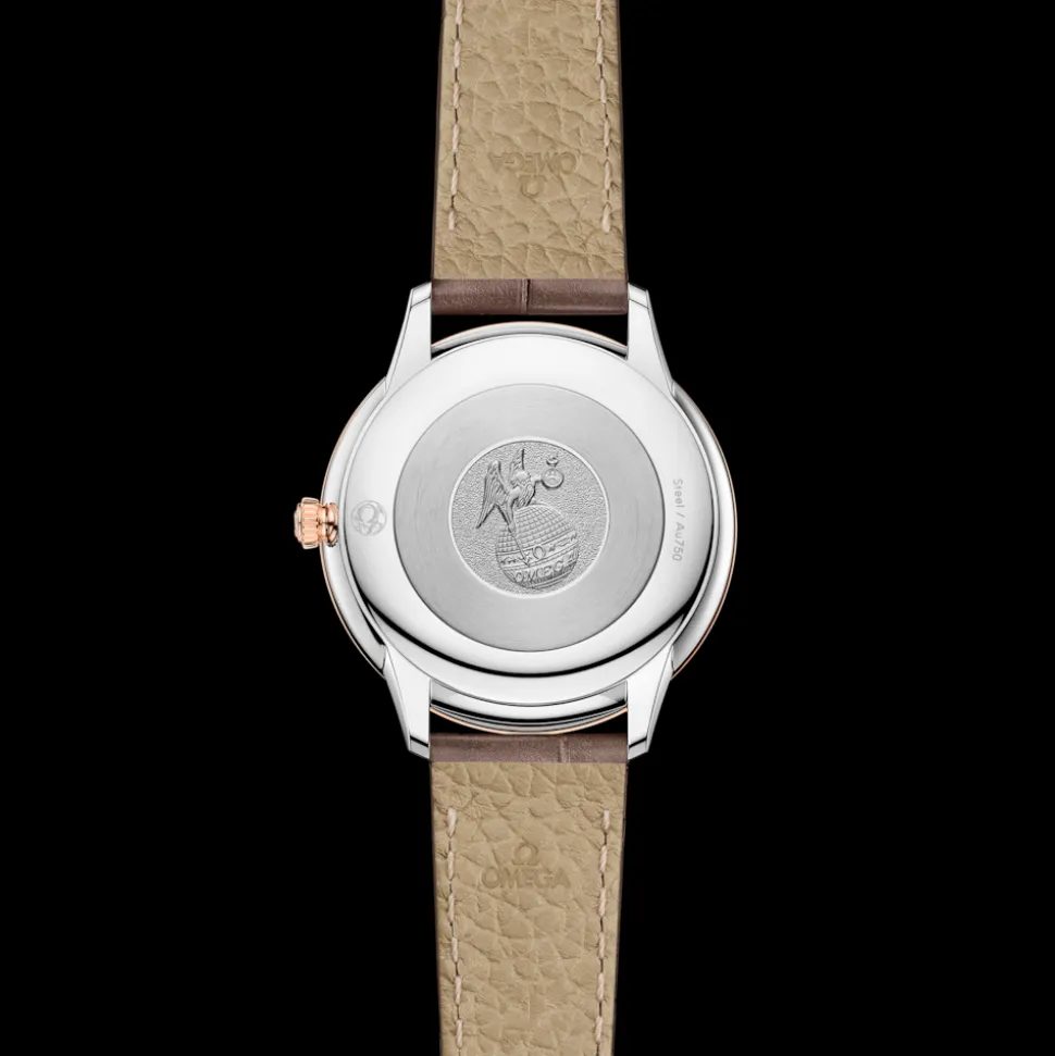 30 mm, Stahl ‑ Sedna™‑Gold mit Lederarmband