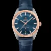 39 mm, Stahl ‑ Sedna™‑Gold mit Lederarmband