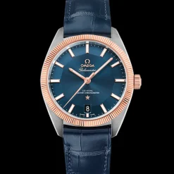 39 mm, Stahl ‑ Sedna™‑Gold mit Lederarmband