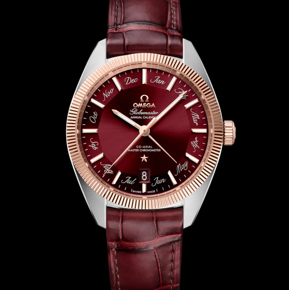 41 mm, Stahl ‑ Sedna™‑Gold mit Lederarmband