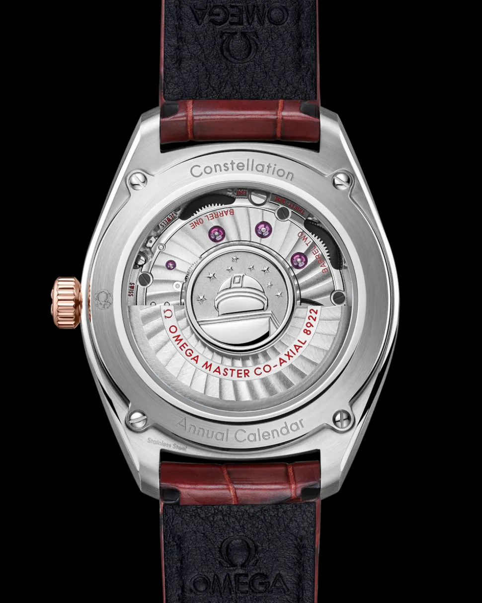 41 mm, Stahl ‑ Sedna™‑Gold mit Lederarmband