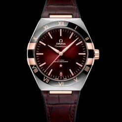 41 mm, Stahl ‑ Sedna™‑Gold mit Lederarmband