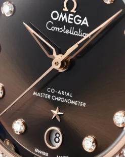 36 mm, Stahl ‑ Sedna™‑Gold mit Lederarmband