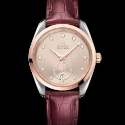 38 mm, Stahl ‑ Sedna™‑Gold mit Lederarmband