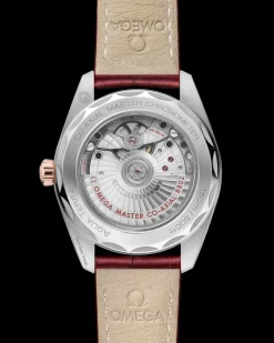 38 mm, Stahl ‑ Sedna™‑Gold mit Lederarmband