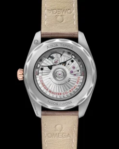 38 mm, Stahl ‑ Sedna™‑Gold mit Lederarmband