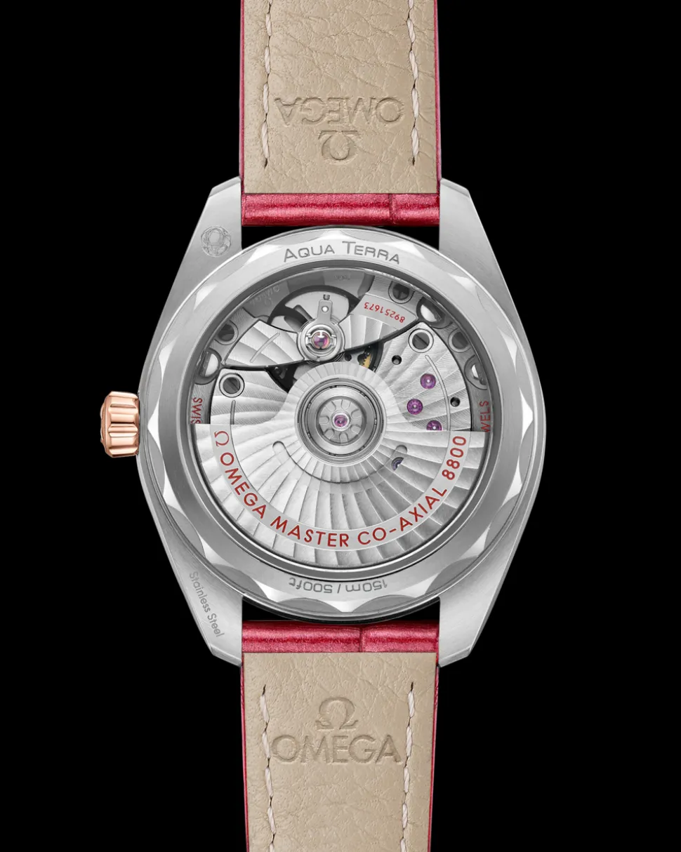 34 mm, Stahl ‑ Sedna™‑Gold mit Lederarmband