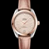 34 mm, Stahl ‑ Sedna™‑Gold mit Lederarmband